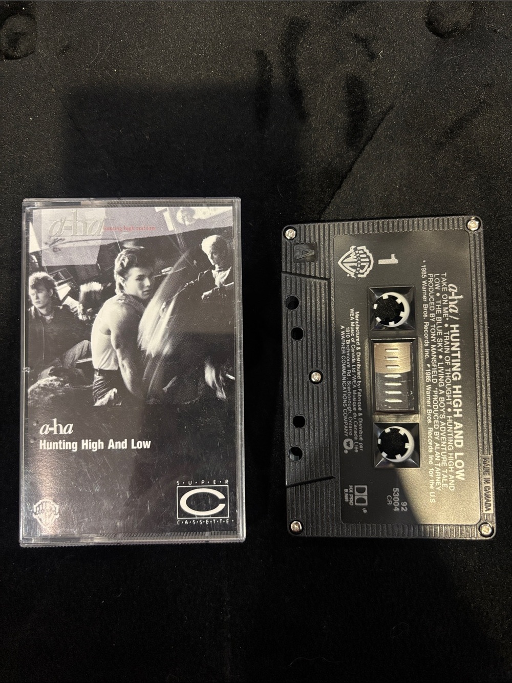 A-HA "Hunting High and Low" Cassette Tape - VINTAGE